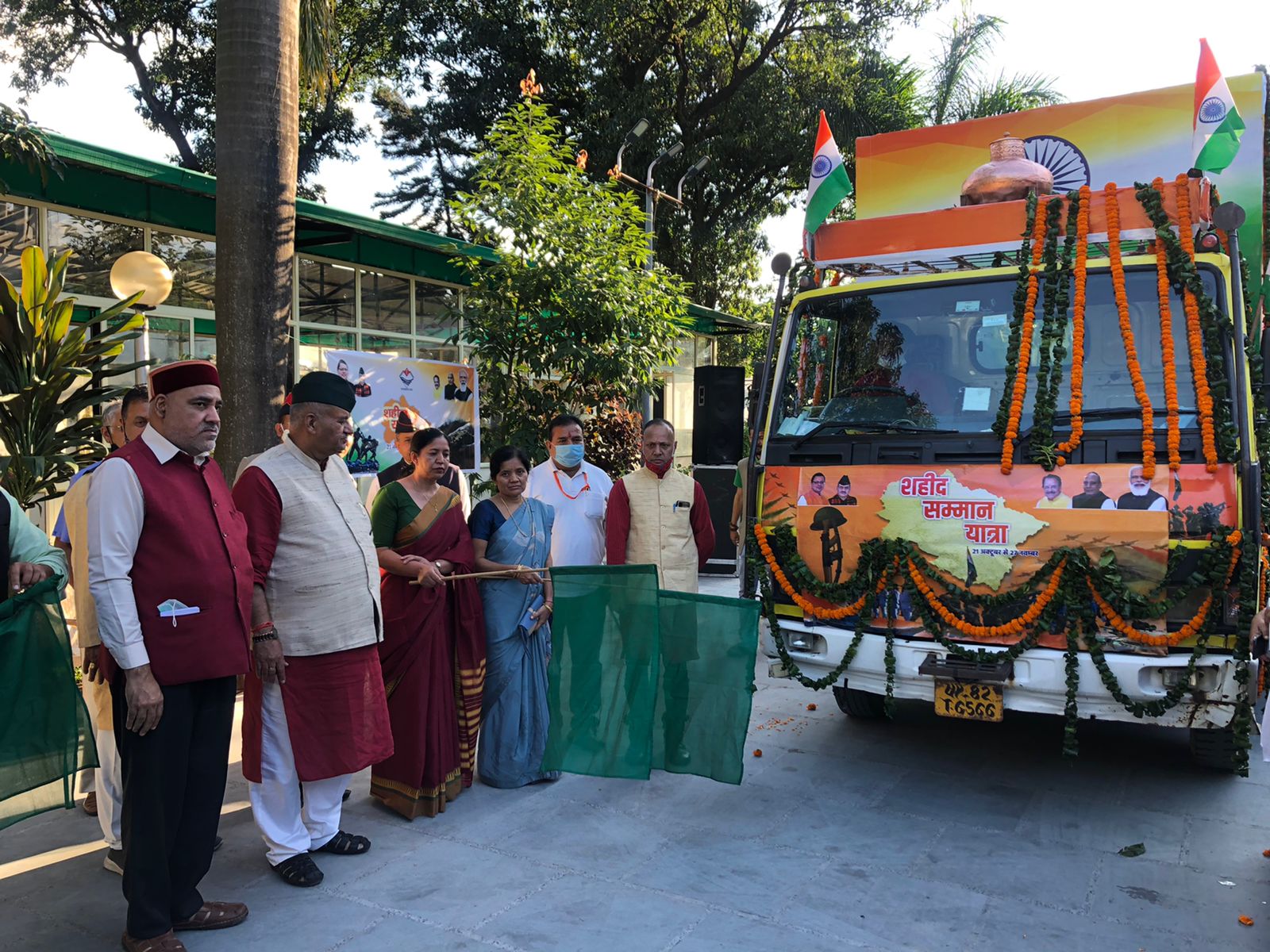 सैन्य धाम निर्माण के लिए राज्य के शहीद परिवारों के आंगन से मिट्टी एकत्र करेगी शहीद सम्मान यात्रा